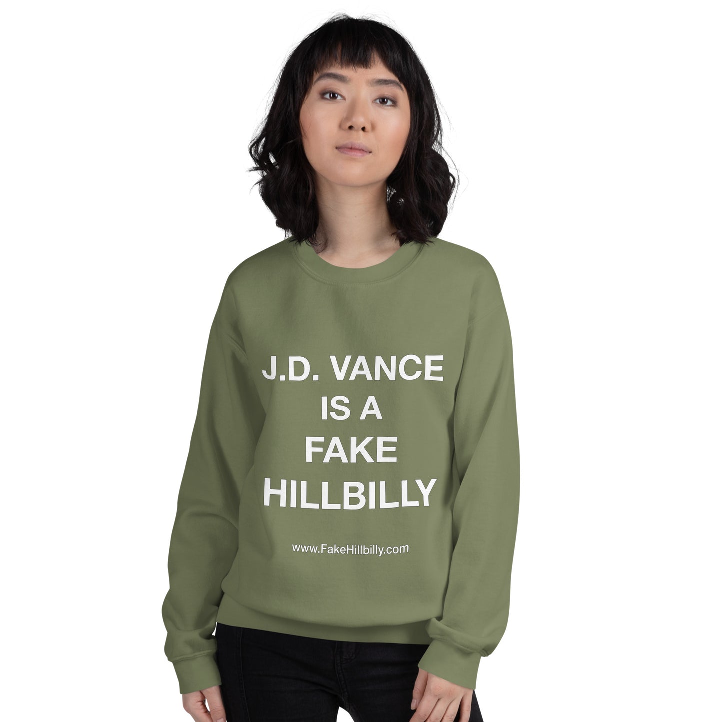 J.D. Vance Is a Fake Hillbilly Unisex Sweatshirt