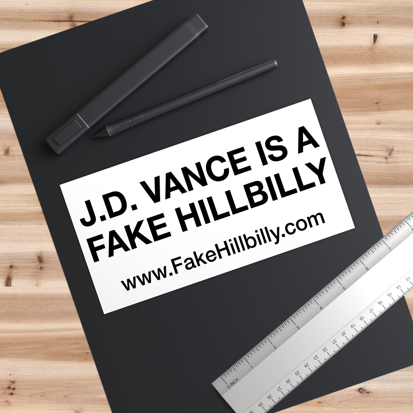 J.D. Vance Is a Fake Hillbilly Bumper Stickers