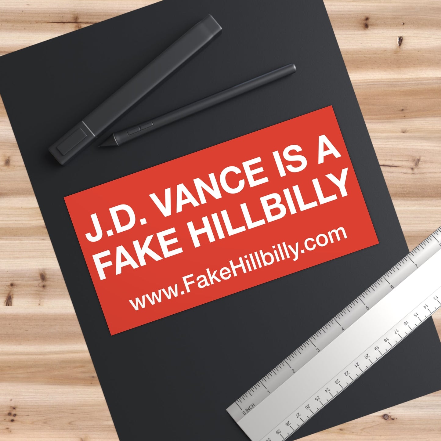 J.D. Vance Is a Fake Hillbilly Bumper Stickers