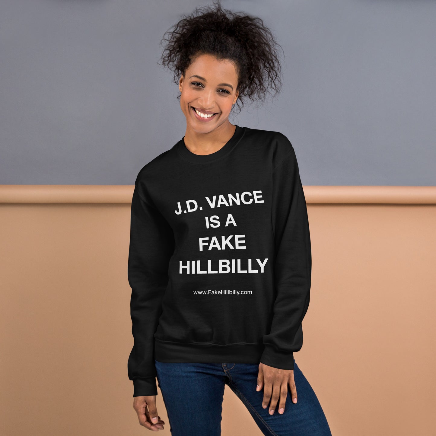 J.D. Vance Is a Fake Hillbilly Unisex Sweatshirt